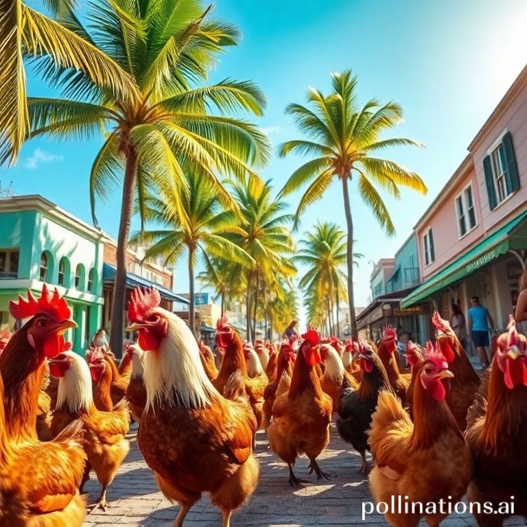 why so many chickens in key west